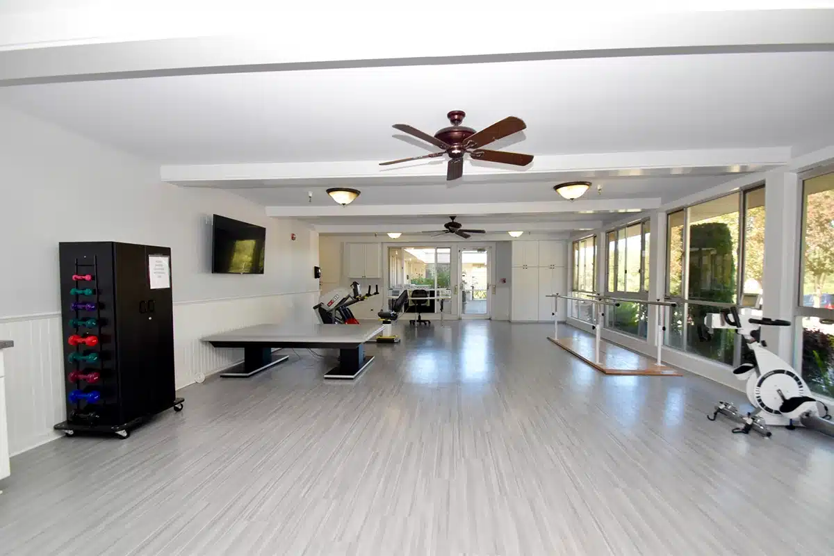 The open rehab gym at Marin Post Acute